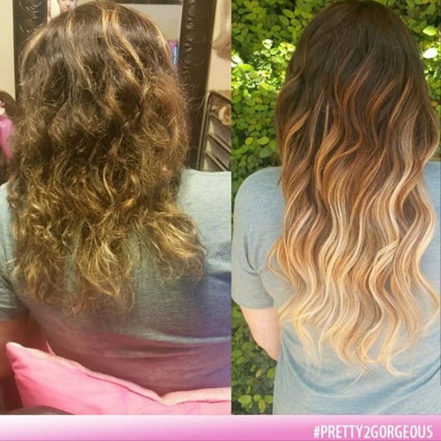 Tape-in Extensions PLUS Install at Pretty 2 Gorgeous in Sherman Oaks, CA